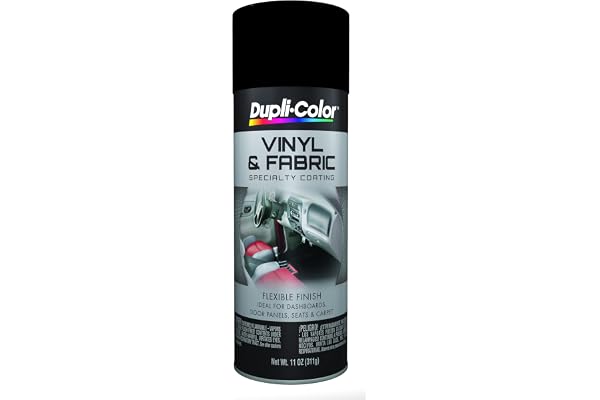 Dupli-Color HVP104 Gloss Black High Performance Vinyl and Fabric Spray - 11 oz.