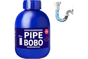Pipe Bobo Drain Cleaner, Professional Drain Opener for Kitchen Sink, Unclog drains, clog remover, Dissolves Hair, Grease & Fo