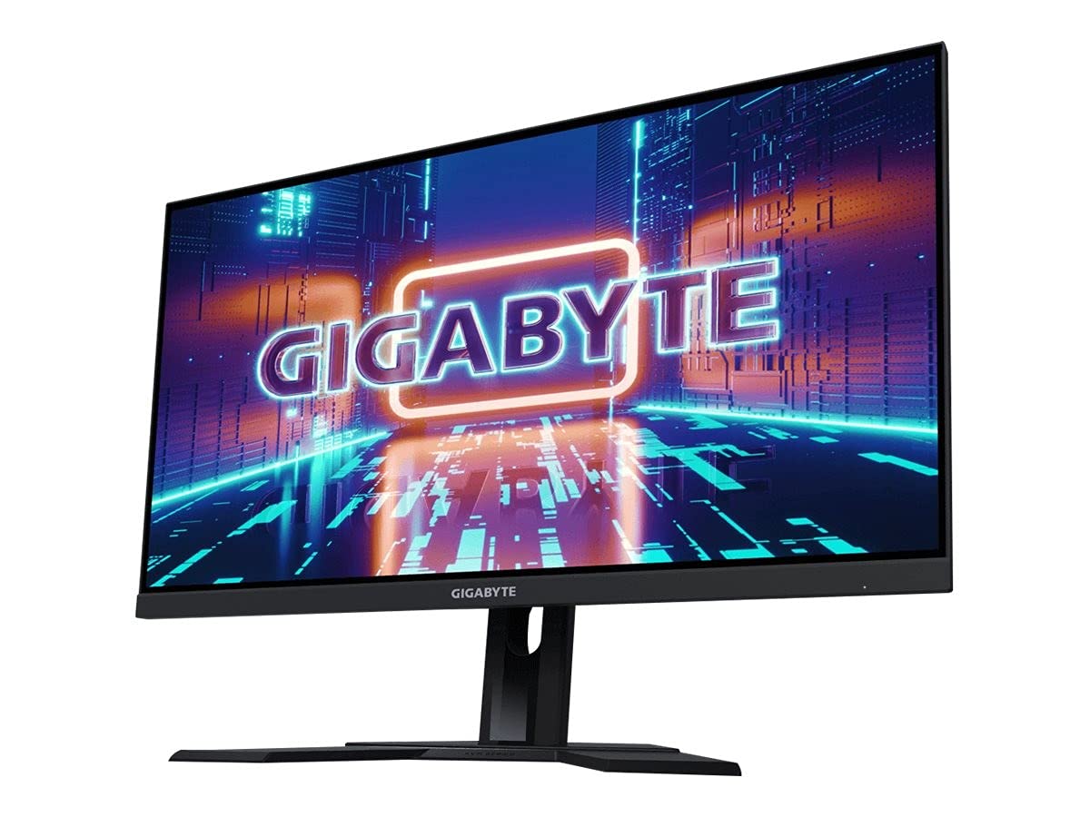 Gigabyte M27F 27 Inch KVM FHD (1920 x 1080) Gaming Monitor, IPS panel, 1ms response time, 144 Hz, FreeSync Premium Compatible, Black