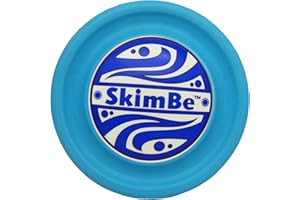 SkimBe Disc Snow and Winter Toy - Skips, Skims, Slides, and Jumps! Ideal for Snow, Gardens, Ice, and Pools - Enjoy Thrilling Moments for Kids, Adults, and Families! (Light Blue)
