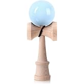 WinnerWhy Wooden Kendama Catch Ball in Cup Kendama Game,Light Blue | Hand Eye Coordination Training for Various Party Games Adults Birthday Gift