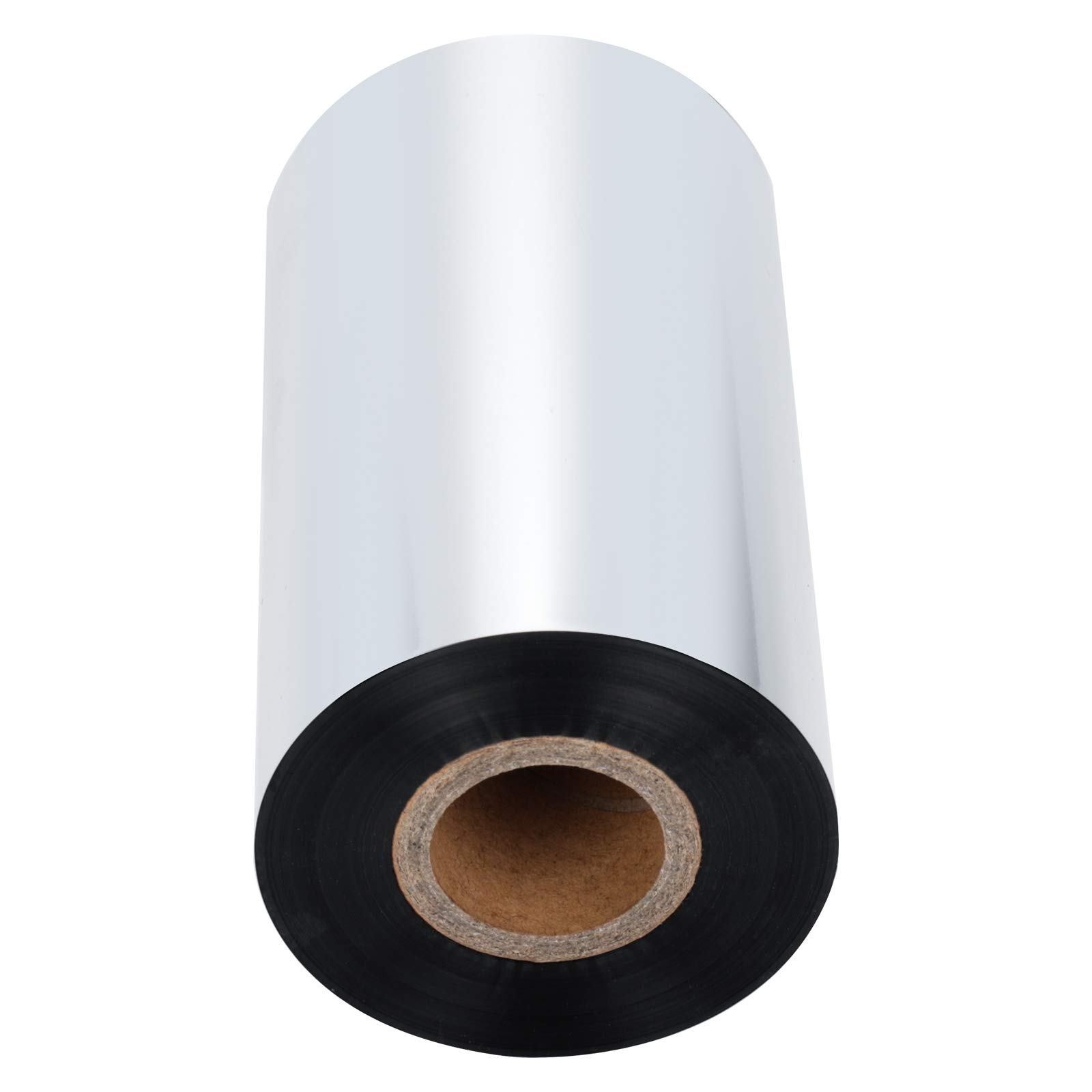 FEIXIU Thermal Transfer Ribbon -1ROLL 4.33" x 984'/110mm x 300m Black Wax Resin Ribbons 1" Core Ink Out for Zebra Sato Datamax Tsc TEC Printer