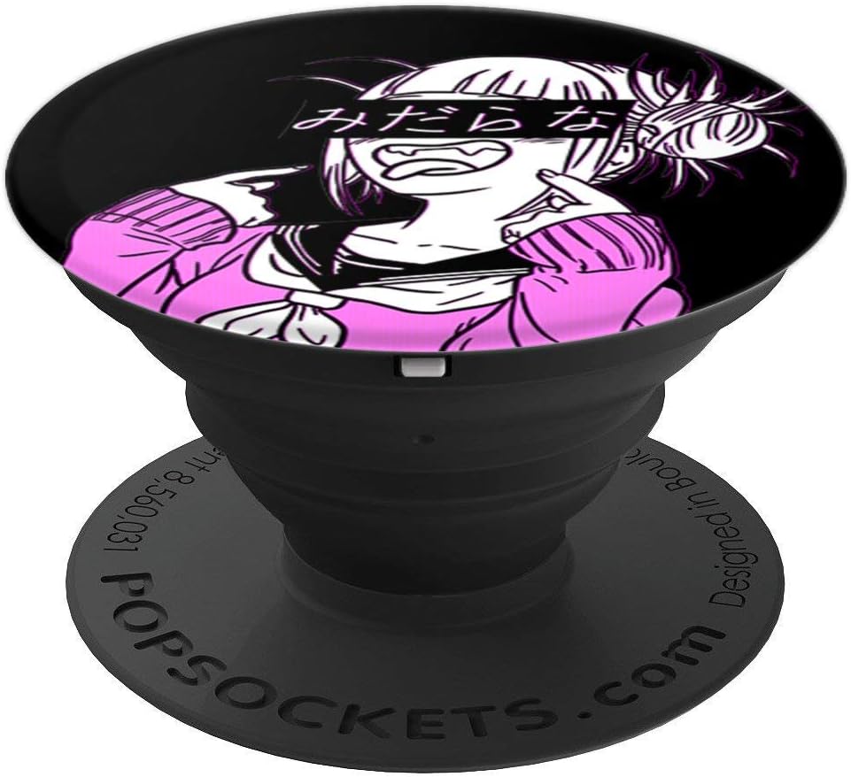 Anime Girl Aesthetic Vaporwave Art Funny Music Artists Gift PopSockets Grip and Stand for Phones and Tablets