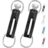 BLUEWING 2pcs Upgraded Zirconia Outrigger Release Clips UV Resistance Downrigger Clips with 0-60 lbs Adjustable Tension for Trolling Fishing