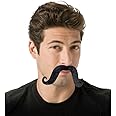 Fiesta Handlebar Moustache - 2 3/8" x 5 1/2", Black, 1 Pc
