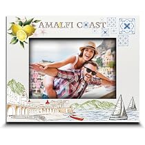 Fbitey Italy Wooden 4x6 Photo Frame - Travel Themed, Cartoon Sketch Of Italian Architecture, With Easel - View #6