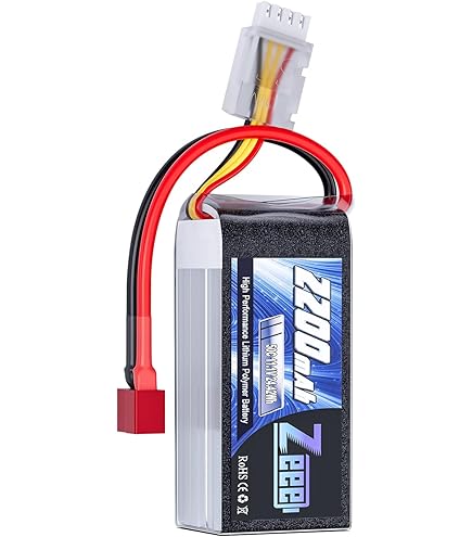 Amazon.com: Zeee 3S Lipo Battery 2200mAh 11.1V 50C Shorty Pack