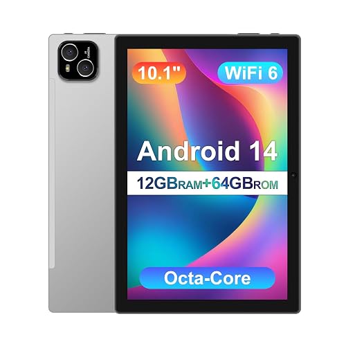 ATMPC Tablet 10 inch Android 14 Tablet with Octa Core Processor 12GB ...