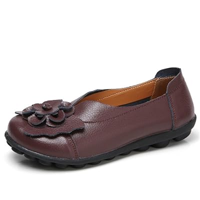 Socofy Slip On Leather Flat Shoes Mocasines Lazy Panama Ubuy