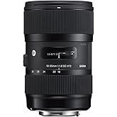 Sigma 18-35mm F1.8 Art DC HSM Lens for Canon, Black (210101)