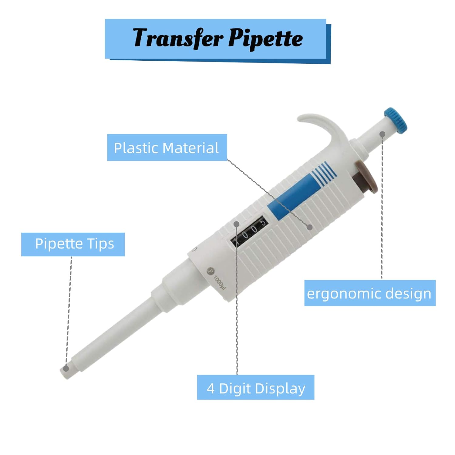 Disinfecting Sampler Micro Sterilize Lab pipetting Adjustable Single