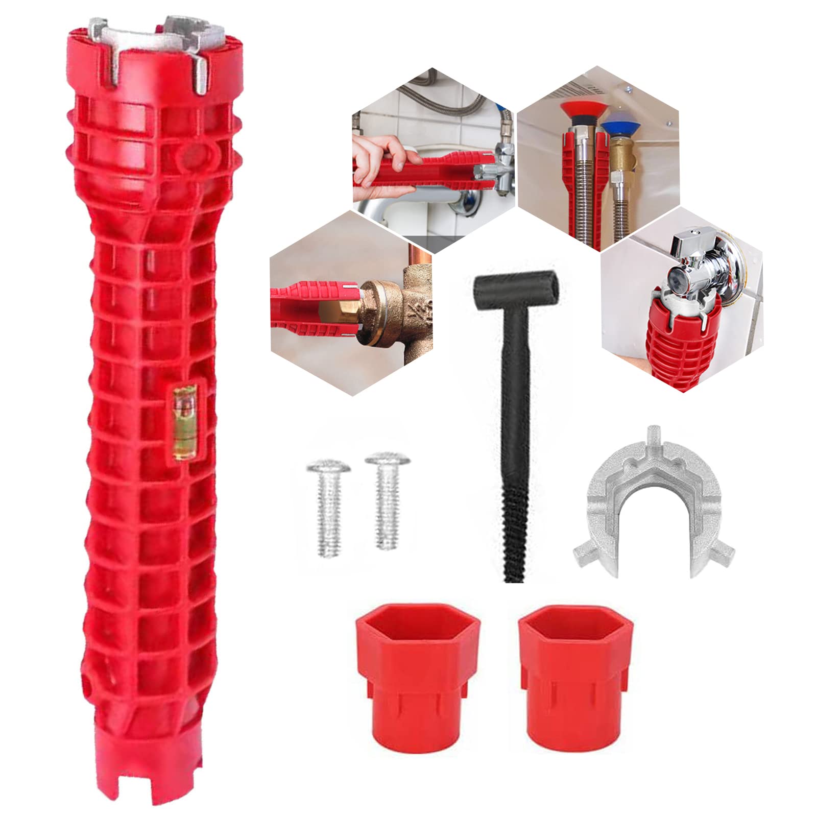 8-in-1 Multifunctional Faucet And Sink Installer Pipe Wrench – Kitchen Home Tool