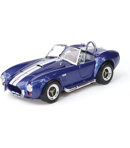 Amazon.com: 1965 Shelby Cobra 427 S/C Blue with Orange Stripes 1