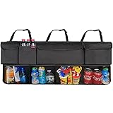 Luckybay Car Trunk Organizer, Super Capacity Car Hanging Organizer with 8 Pockets, Tidy Storage Bag with Lids, Space Saving E