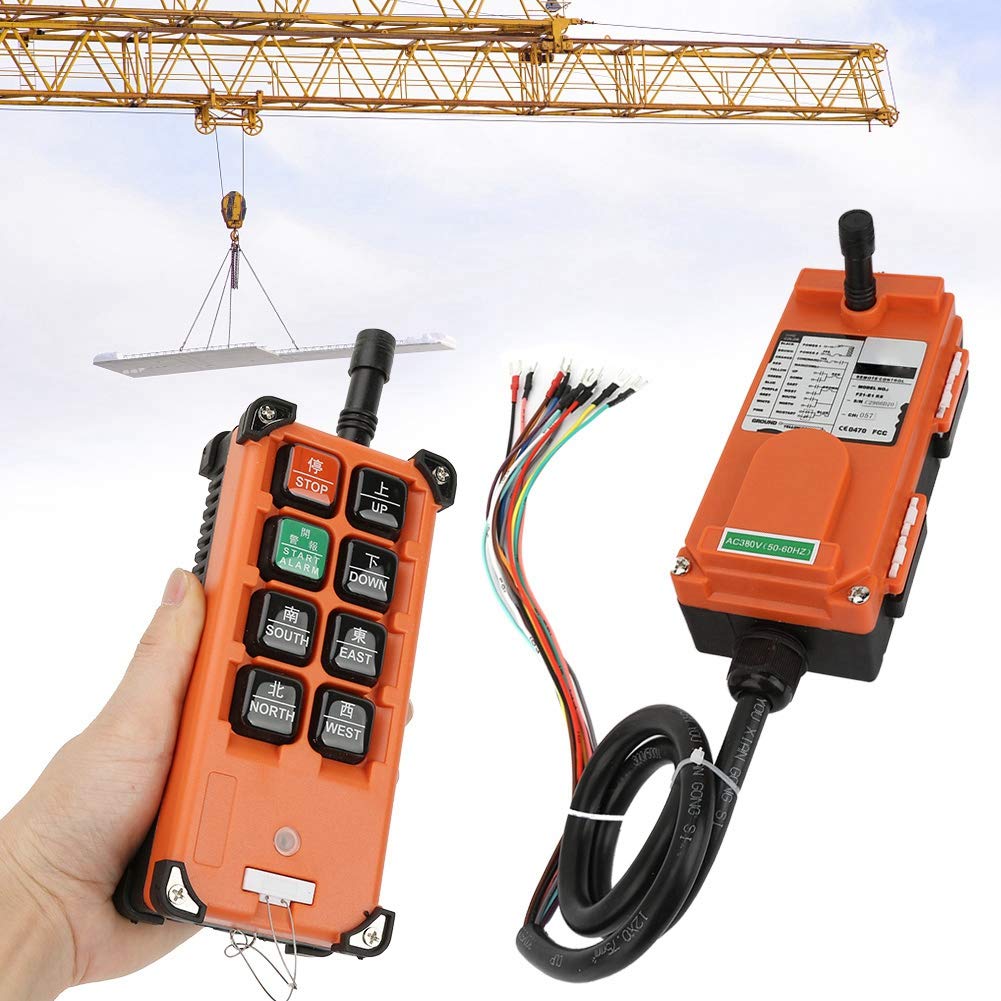 Wireless Remote Controller Electric Hoist up to 100 Meters IP65 2 Transmitter + 1 Receiver 380V, Electrical Accessories