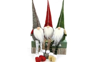 BWFY 3pcs New Christmas Decoration Long Legs Rudolph Doll Christmas Children Gift Hotel mall Window Decoration