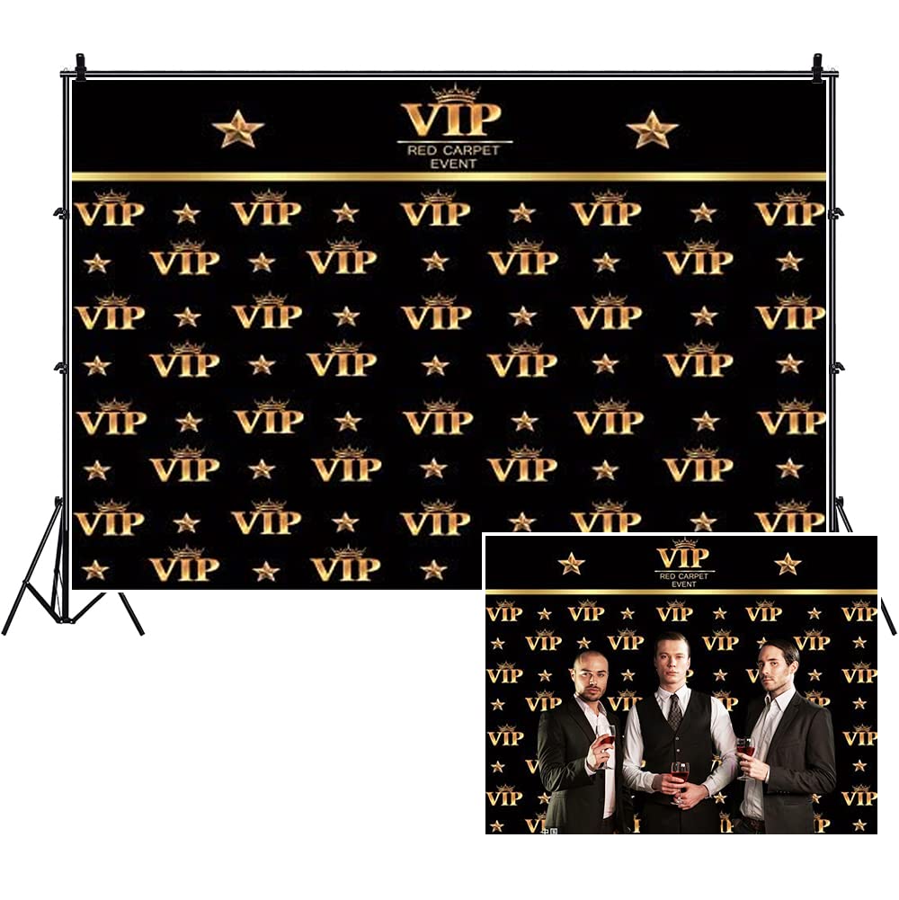Renaiss 7x5ft VIP Guest Visitor Backdrop Red Carpet Event Photography Background Man Woman Super Star Portrait Shoot Party Banner Decoration Studio Props