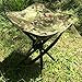 VanRolldex Portable Folding Stool Outdoor Square Lightweight Stool Camping Chair Camouflage for Fishing Hiking Picnic Mountaineering BBQ House