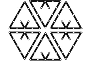 CRICAL Pool Magic Ball Rack 8/9/10 Ball Rack Holder for Billiard Table Triangle Rack Pool Table Ball Holder Positioning Rack Sheet Billiards Triangle Cue Accessories