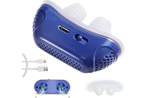 Bodybay Anti Snoring Devices, Effective Snoring Prevention, Unisex Silent Sleep Solution, Snoring Solution for Men and Women, Electric Breathable Snore Stopper Suitable for All Nose Shapes