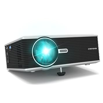 Proyector, Crenova XPE470 Proyector Video HD Home Cine 1200 ...