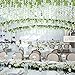 Artiflr 8pcs Artificial Fake Wisteria Vine Garland 3.6Ft/Piece Silk Wisteria Vine Ratta Hanging Flower for Home Garden Wedding Decor