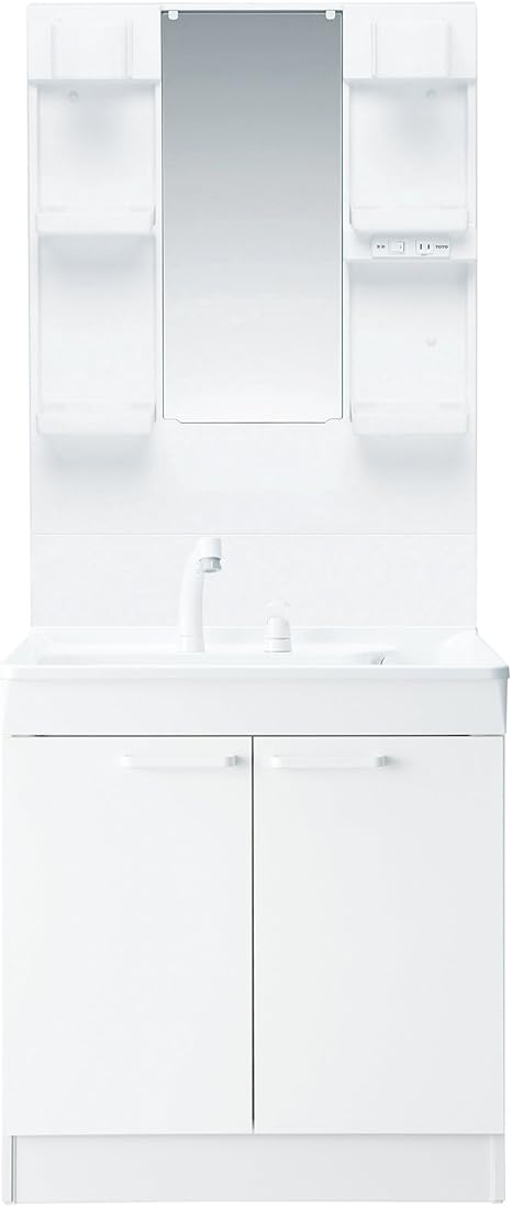 Amazon Toto 洗面化粧台セット Ke 750mm 1面鏡 2枚扉 ホワイト Ke71b1a Diy 工具 ガーデン