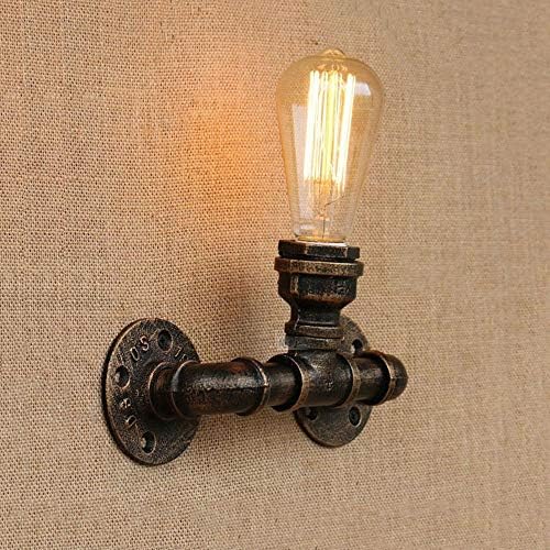 ATR Vintage Wrought Iron Steampunk Light Retro Loft Wall Lamp Iron Hookah Light Living Room Bedroom Staircase Corridor Bedroom Study Bar Club Cafe Light Sconce Sconces