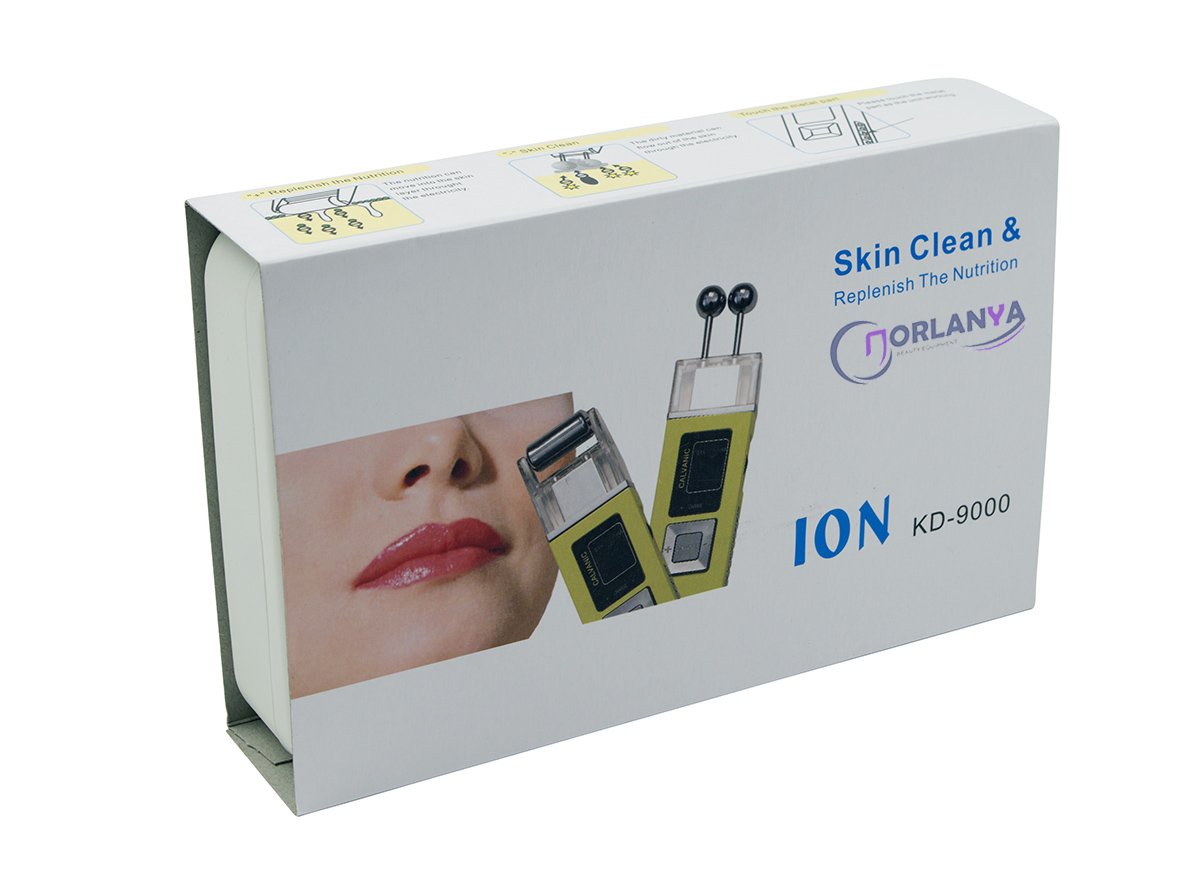NORLANYA Microcurrent Galvanic Face Lift Ion Skin Spa Device KD9000 Beauty Device - White: Beauty