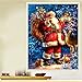 Mobicus 5D DIY Diamond Painting by Number Kits，Santa Claus Presents Gifts(12X16inch/30X40CM)