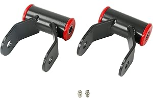 MID VALLEY 2'' Drop Lowering Leaf Springs Shackles Leveling Kit For 2002 2003 2004 2005 2006 2007 2008 Dodge Ram 1500 512120, 412120