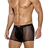 Arjen Kroos Men Sexy Mesh Boxer Briefs Low Rise Stretch Breathable Underwear Boxer