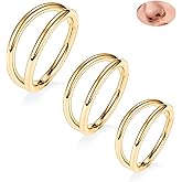 Seamless Nose Hoop Rings 316L Surgical Steel Double Cartilage Helix Conch Piercing Jewelry Ear Hoop Earrings Septum Jewelry Septum Clicker Ring Daith Rook Tragus Lip Jewelry 6mm to 12mm