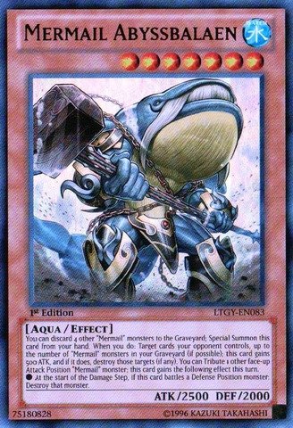 Yu-Gi-Oh! - Mermail Abyssbalaen (LTGY-EN083) - Lord of the Tachyon Galaxy - 1st Edition - Ultra Rare
