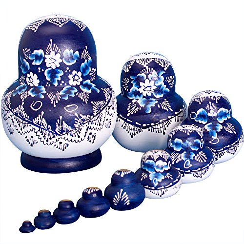 YAKELUS Russian Nesting Dolls Russian Dolls Matryoshka Doll Russian Dolls for Kids for Adults 10