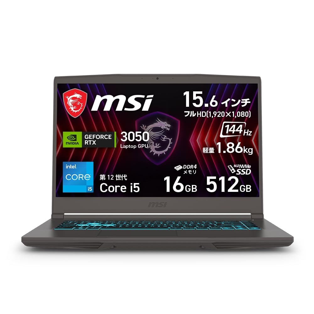MSI ‎THIN-15-B12UC-5002JP ゲーミングノートPC Thin 15 B12U GeForce RTX 30 エムエスアイコンピュータージャパンの商品画像