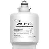 Waterdrop WD-G2CF Filter, Replacement for WD-G2-B, WD-G2-W, WD-G2P600-W Reverse Osmosis System, 12-Month Lifetime