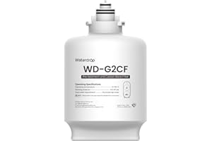 Waterdrop WD-G2CF Filter, Replacement for WD-G2-W, WD-G2-B, WD-G2P600-W Reverse Osmosis System,12-month Lifetime