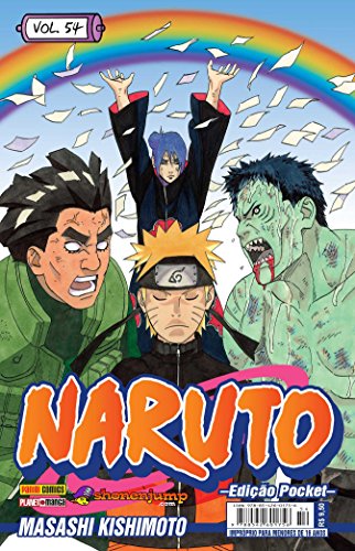 Livro Naruto Pocket   Volume 54