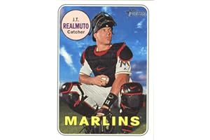 HERITAGE PRODUCTS 2018 Topps Heritage #388 J.T. Realmuto Miami Marlins Baseball Card