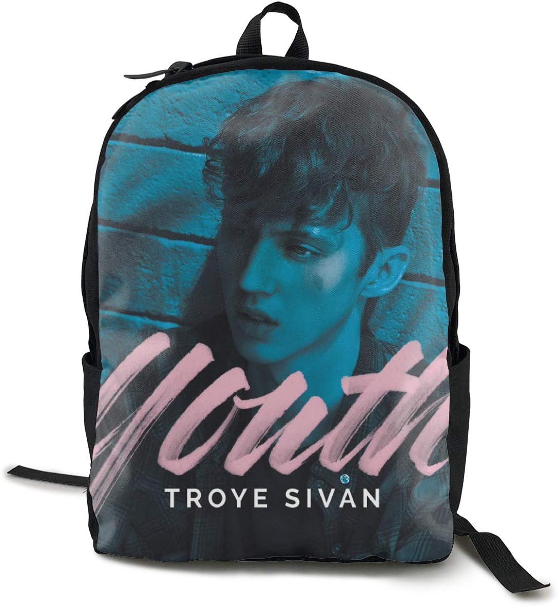 Troye Sivan Backpack Campus School Bag Casual Backpack Gym Travel Hiking Canvas Backpack
