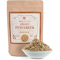 Desi Trader Organic Fenugreek Powder - Imported from India - Support Skin, Nail, Hair Health - Healing Herbs Supplement…