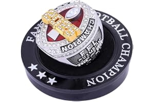 ZZXZJW 2025 Fantasy Football Championship Ring Trophy Award for Fantasy Football League Winner