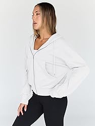 Trendy Queen Hoodies for Women Full Zip Up Cropped