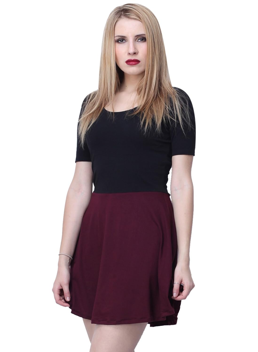 faballey women's skater mini dress