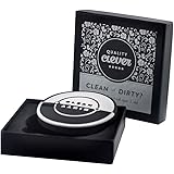 Quality CleverQuality Clever Magnetic Dishwasher Clean/Dirty Sign With Built in Bottle Opener, 2.75 Inches, Works on All Dishwashers, Rubber Coating Prevents Scratches, Black & White to Match Any Decor