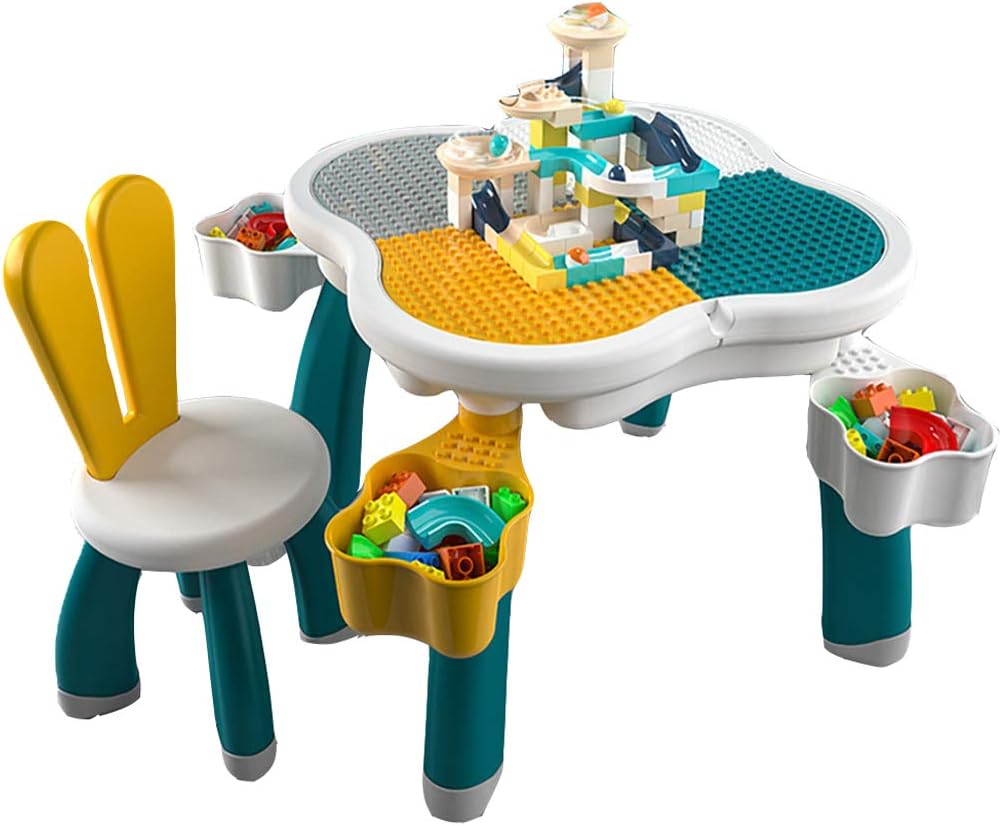 Amazon.com: Children Multifunctional Building Table, 3-8 Years Old Kids