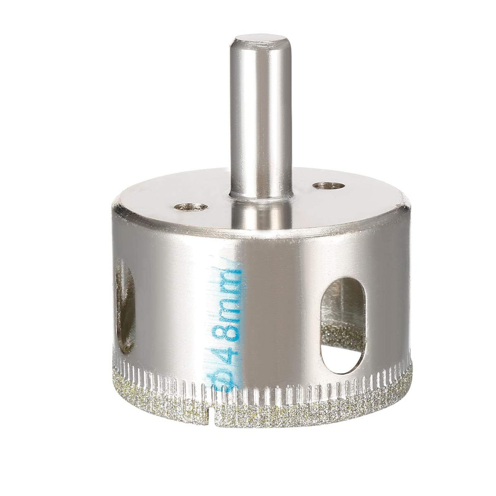 TOP-VIGOR 48mm Diamond Drill Bit Hole Saw, Hollow Core Drill Bit Hole Saw Tools, Hole Cutter Glass Center Pilot Drilling Bits for Glass Ceramics Porcelain Tile Stone Granite Marble