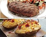 Kansas City Steaks 8 (5oz.) Top Sirloin and Twice Baked Potatoes