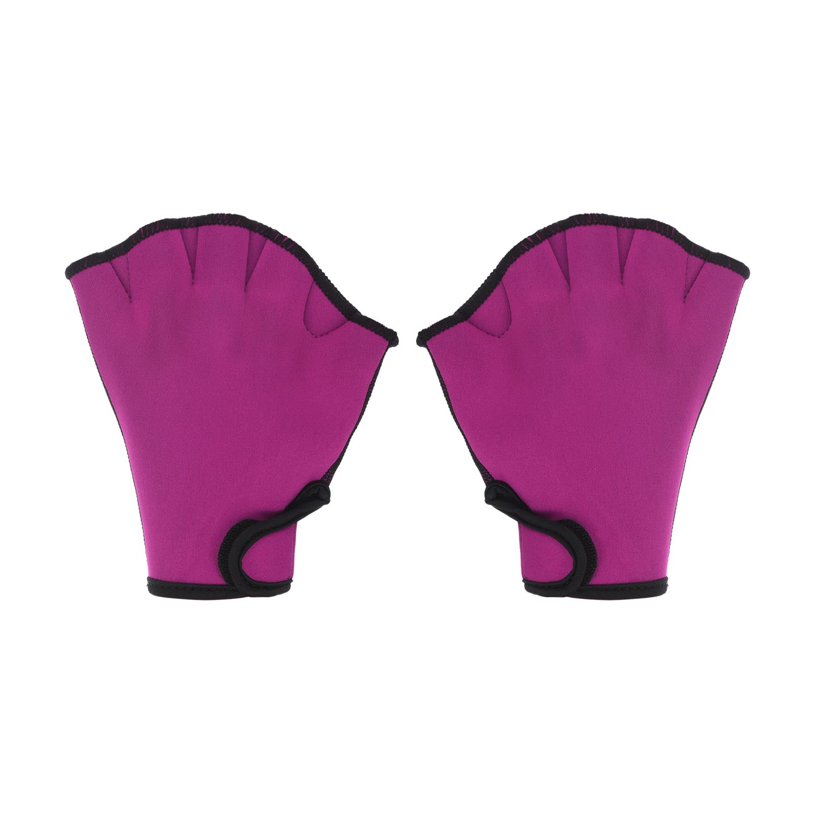 PATIKIL Webbed Swim Gloves, Unisex Swimming Resistance Gloves Water Resistance Training Accessories for Swimming and Diving, S Rose Red